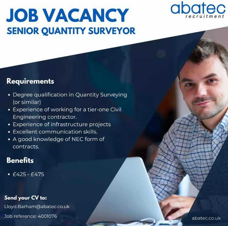 Senior-Quantity-Surveyor-Job-Vacancy