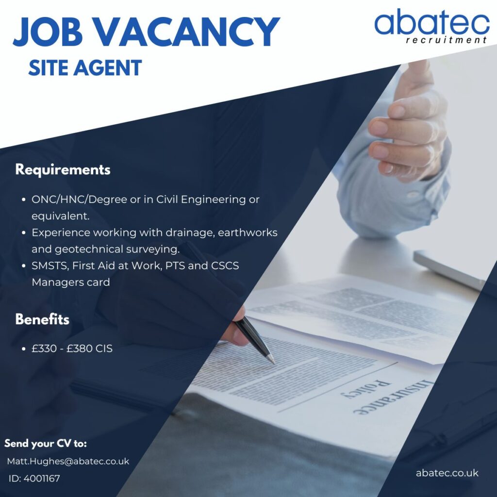Site Agent Job Vacancy