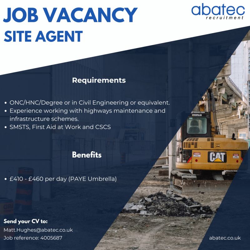 job vacancies for construction
